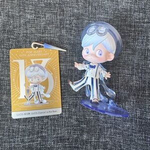 Pop Mart 13th Anniversary Danci in the Rain Figure - Blue and White